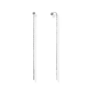 Kolczyki na łańcuszku krótkie