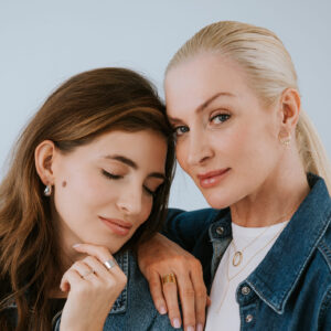 Kolczyki okrągłe ociekające