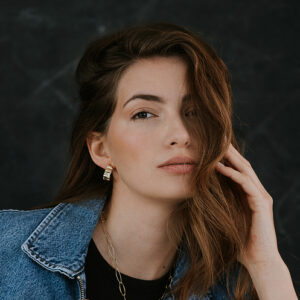 Kolczyki okrąłe falowane