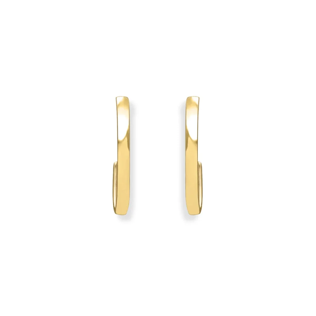 Kolczyki spinacze pozłacane