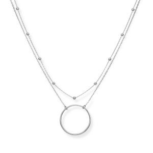 Naszyjnik srebrny podwójny